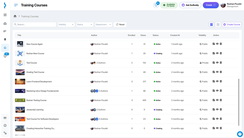 OurBuddy University (AI-Enabled Training)