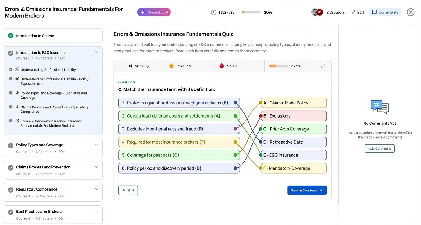 Interactive Quiz & Assessment
